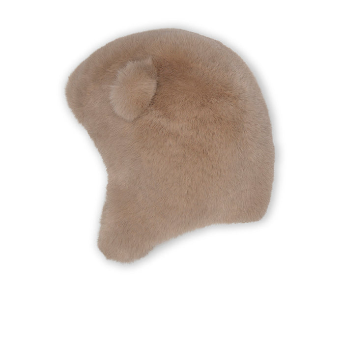 Lien Bear Hood - 0m to 3Y - Grey Brown par MINI A TURE - The Teddy Collection | Jourès