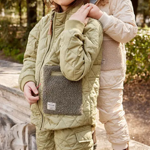 Lou Thermo Jacket - 2Y to 4Y - Sandshell par MINI A TURE - MINI A TURE | Jourès