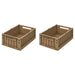 Weston storage box - Pack of 2 - Sandy par Liewood - Liewood | Jourès