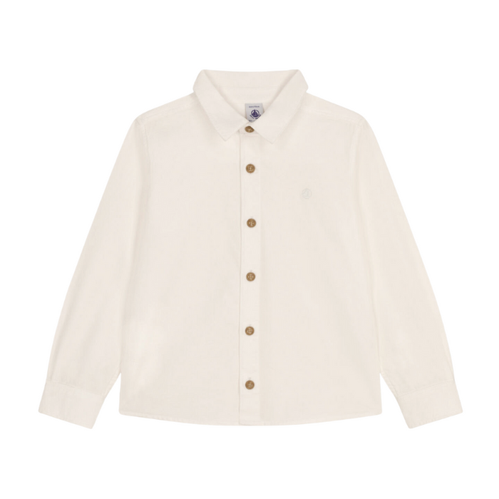 Classic Shirt - 4Y to 6Y - Ecume par Petit Bateau - T-shirts, sweaters & cardigans | Jourès