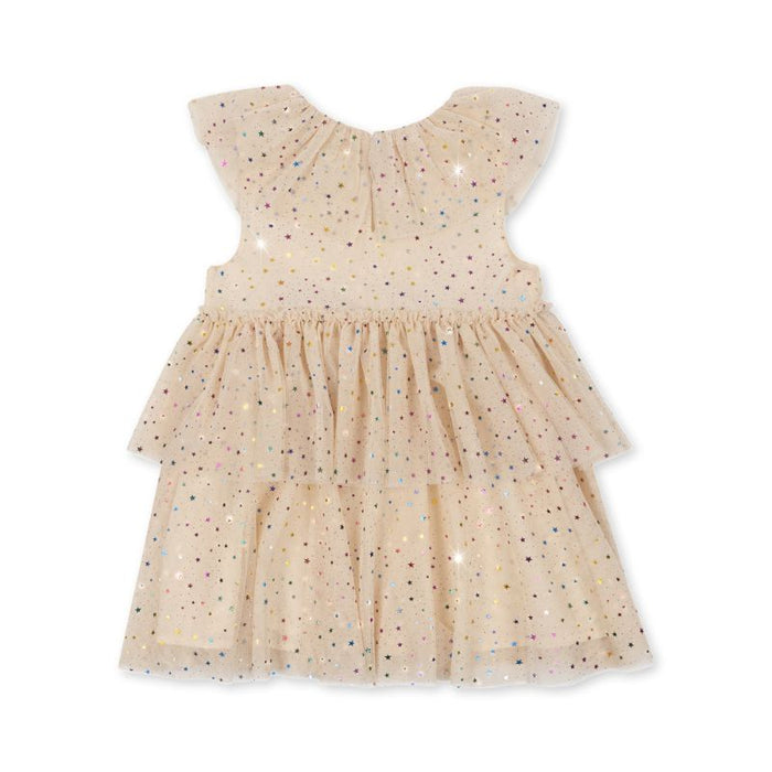 Fairy Dress - 12m to 4Y - Étoile Multi / Brazilian Sand par Konges Sløjd - Holiday Style | Jourès