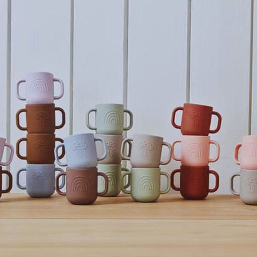 Tasses Kappu - Ens. de 2 - Argile / Menthe pâle par OYOY Living Design - OYOY MINI - Les Bas de Noël | Jourès