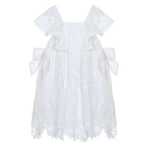White Summer Dress - 2Y to 6Y - White par Patachou - $100 et plus | Jourès