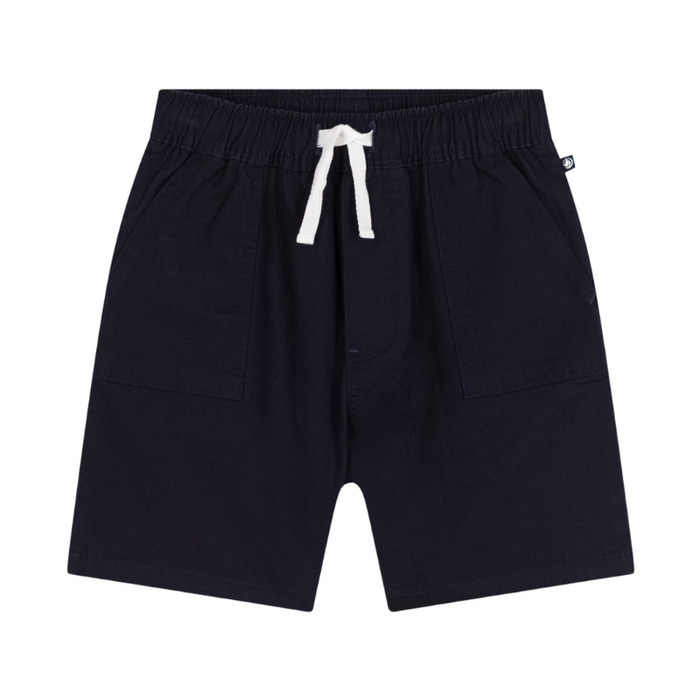 Twill Shorts - 3Y to 6Y - Smoking par Petit Bateau - Pants & Shorts | Jourès