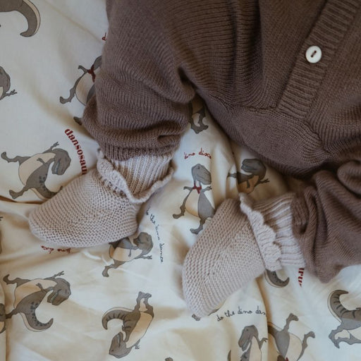 Vitum Footies - Newborn to 9m - Almond Milk par Konges Sløjd - Shoes | Jourès