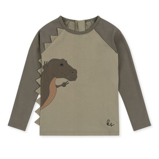 Aster Swim Shirt - Size 12m to 3Y - Dino / Overland Trek par Konges Sløjd - Swimsuits & Sun Hats | Jourès