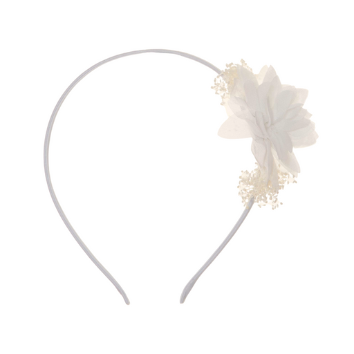 Headband Flower - One size - Ivory par Patachou - Gants & Chapeaux | Jourès