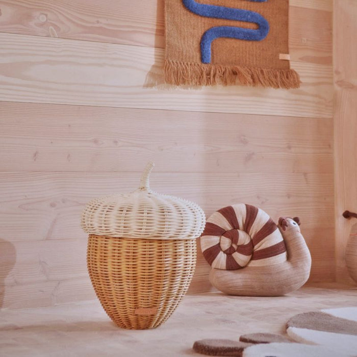 Panier en osier - Gland par OYOY Living Design - OYOY MINI - Accessoires de bain | Jourès