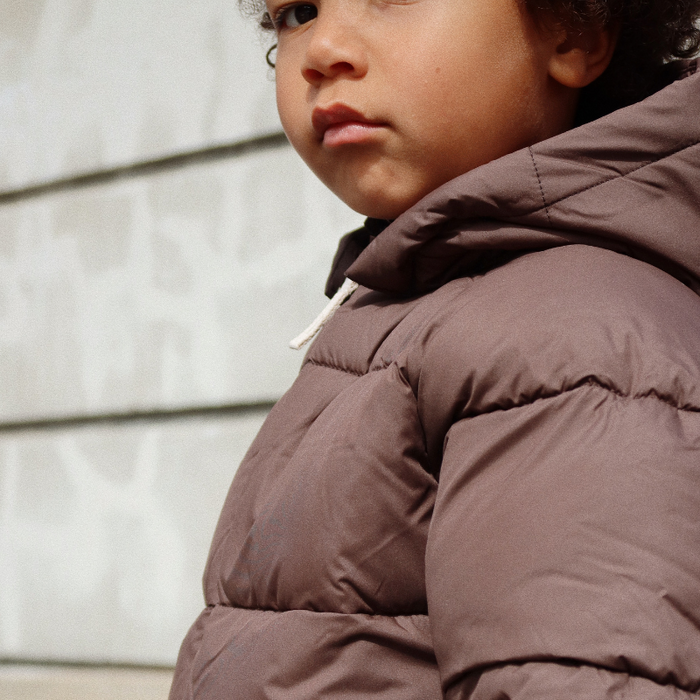 Nuka Winter Jacket - 2Y to 4Y - Chocolate Brown par Konges Sløjd - Jackets, Coats & Onesies | Jourès