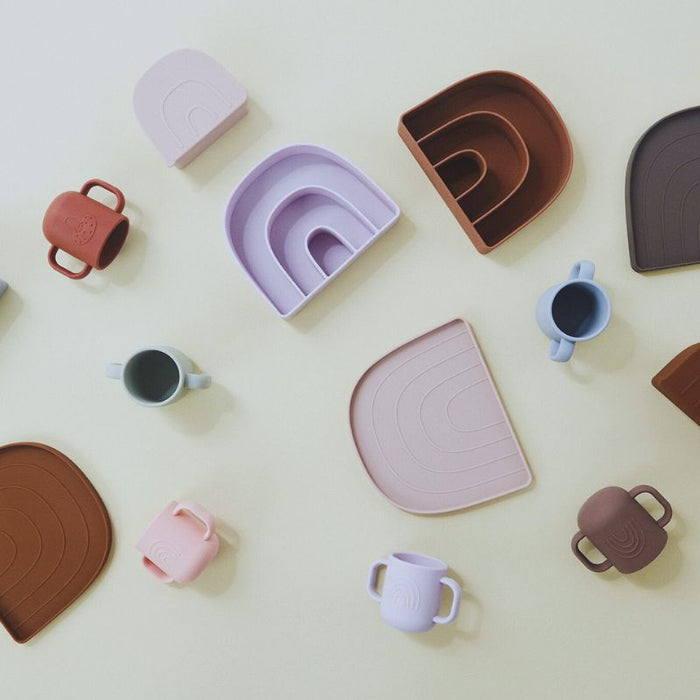 Tasses Kappu - Ens. de 2 - Corail / Noix par OYOY Living Design - OYOY MINI - Tasses et pailles | Jourès