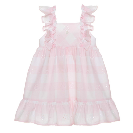 Embroidered Dress - 6m to 2Y - Pink par Patachou - Nouveautés  | Jourès