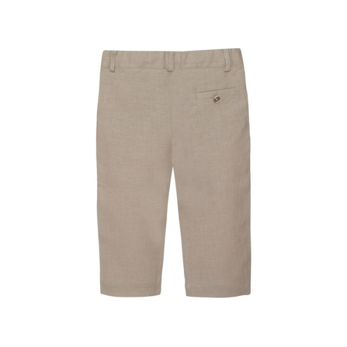 Mini Linen Pants - 6m to 4T - Beige par Patachou - Pants & Shorts | Jourès