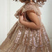 Starla Sequin Dress - 2y to 6y - Gold Blush par Konges Sløjd - Holiday Style | Jourès