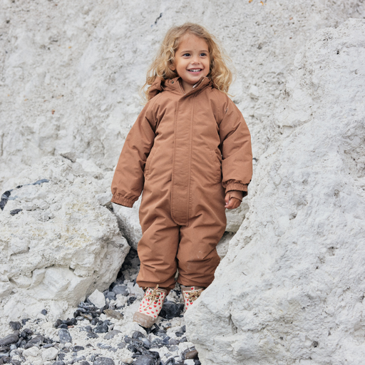 Nohr Snowsuit -  12m to 4Y - Pecan Pie par Konges Sløjd - Jackets, Coats & Onesies | Jourès