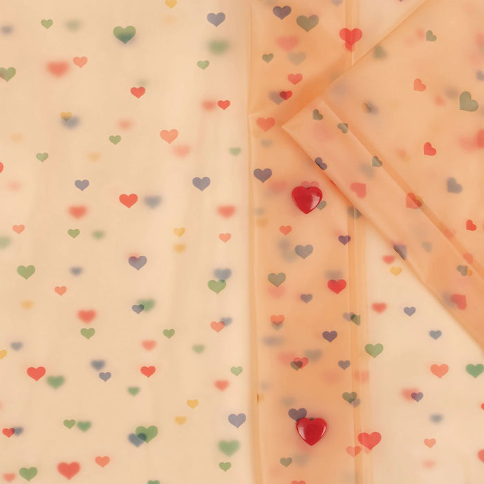 Brume Raincoat - 18m to 6Y- Foil Hearts par Konges Sløjd - The Love Collection | Jourès