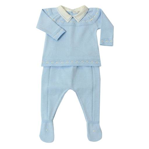 Long Sleeve Newborn Set - 6m - Baby Blue par Dr.Kid - Bodysuits, Rompers & One-piece suits | Jourès