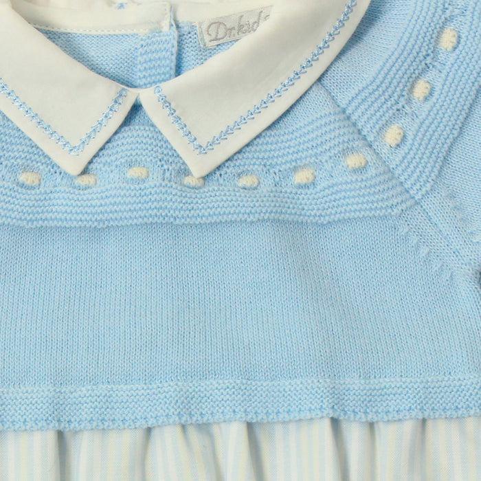 Newborn Romper - 1m - Baby Blue par Dr.Kid - Bodysuits, Rompers & One-piece suits | Jourès