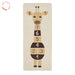 Giraffe Hopscotch Rug par OYOY Living Design - The Safari Collection | Jourès