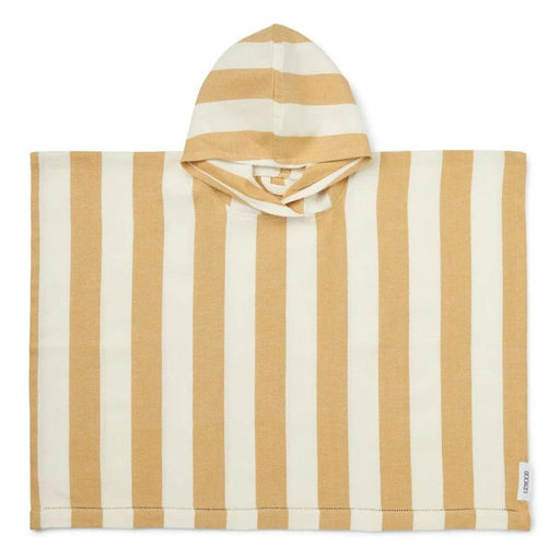 Roomie Poncho - 1Y to 6Y - White / Yellow Mellow par Liewood - Bathroom Accessories | Jourès