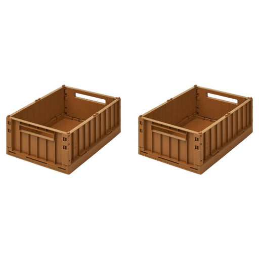 Weston storage box - Pack of 2 - Golden caramel par Liewood - Bathroom | Jourès