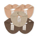 Basic Cotton Bibs - Pack of 5 - Toasted Almond par Konges Sløjd - Breastfeeding | Jourès