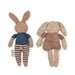 Set of 2 Lambwool Plushies - Best Friends Bunnies par Konges Sløjd - Soft Toys | Jourès