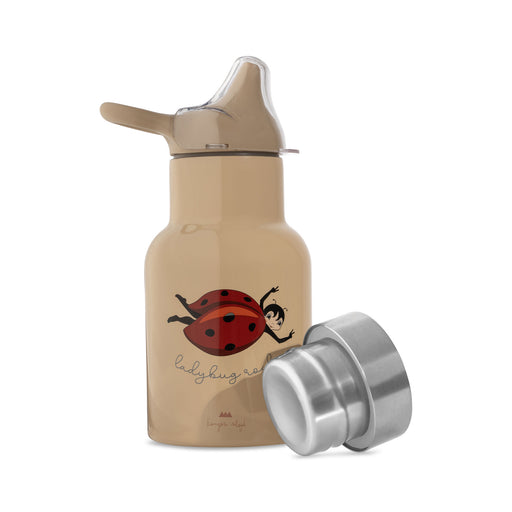Kids Stainless Steel Thermos Water Bottle - Ladybird par Konges Sløjd - Outdoor mealtime | Jourès