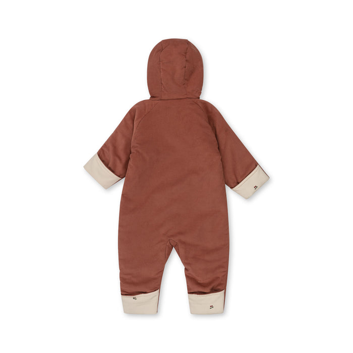 Corduroy Teddy Suit - 3m to 18m - Cedar Wood par Konges Sløjd - The Teddy Collection | Jourès