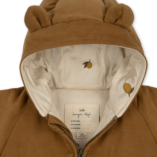 Corduroy Teddy Suit - 3m to 18m - Dijon par Konges Sløjd - Winter onesies & Snowsuits | Jourès