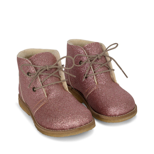 Woolie Glitter Boots - Size 22 to 26 - Canyon Rose par Konges Sløjd - Shoes | Jourès