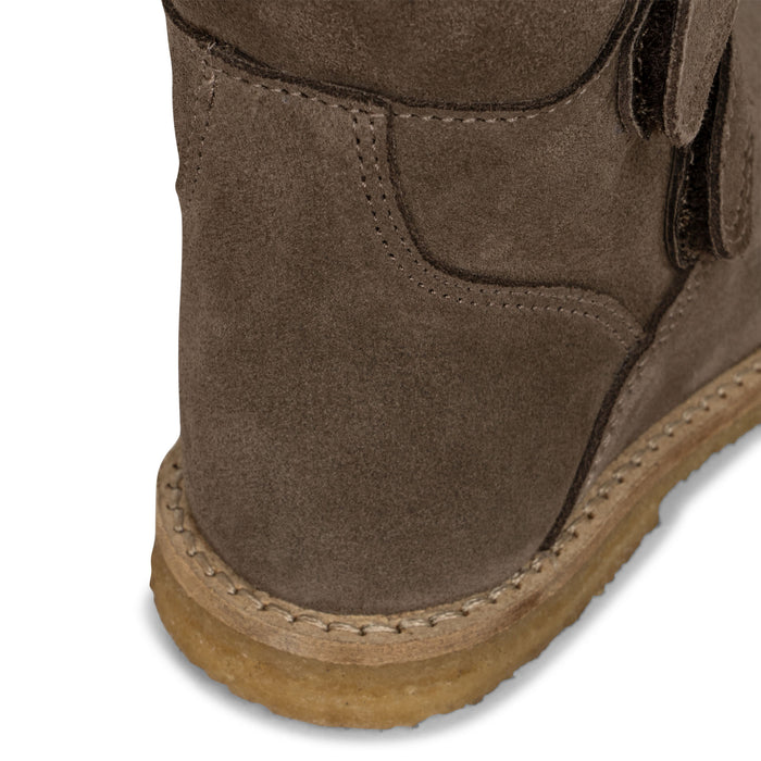 Winter Suede Thermo Boots - Size 22 to 28 - Desert Taupe par Konges Sløjd - Winter boots | Jourès