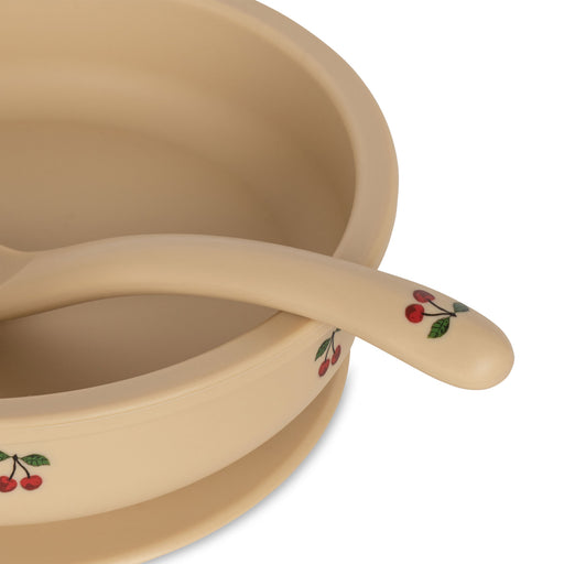 Bowl & Spoon set - Cherry par Konges Sløjd - Cups, Sipping Cups and Straws | Jourès