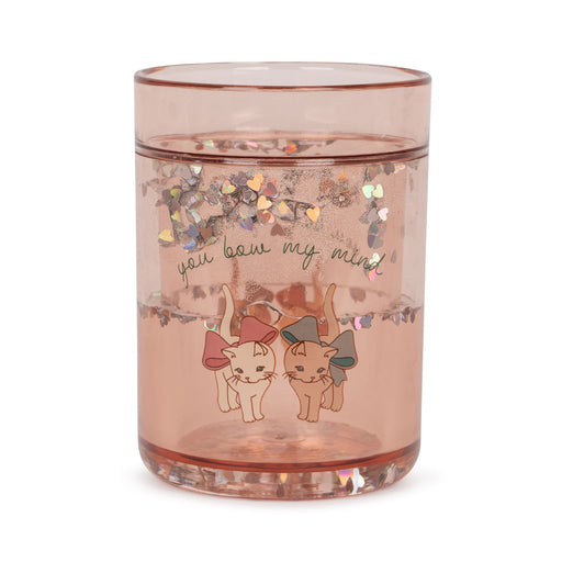 Kids Glitter Cups - Pack of 2 - Bow Kitty par Konges Sløjd - Baby Bottles & Mealtime | Jourès