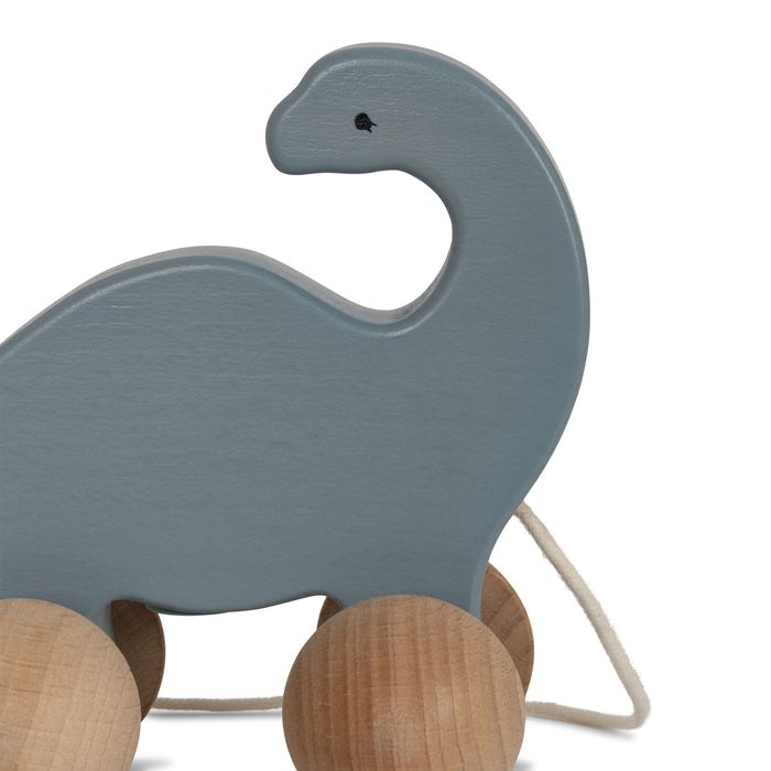 Wooden Toy - Pull-Around - Dino Family par Konges Sløjd - Wooden toys | Jourès