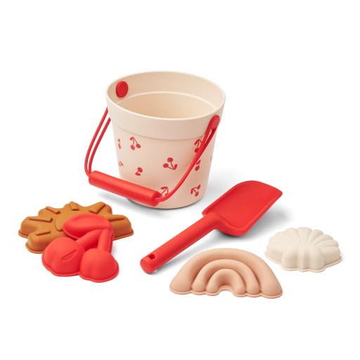 Silicone Dante beach set - Cherries / Apple blossom par Liewood - Kids - 3 to 6 years old | Jourès