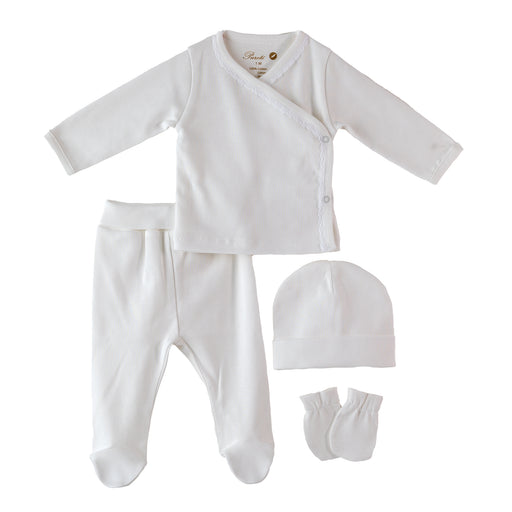 Newborn Gift Set - 0 to 1m - Taupe par Pureté du bébé - Pajamas | Jourès