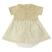 Newborn Dress and Bloomer - 1m to 12m - Beige par Dr.Kid - The Flower Collection | Jourès