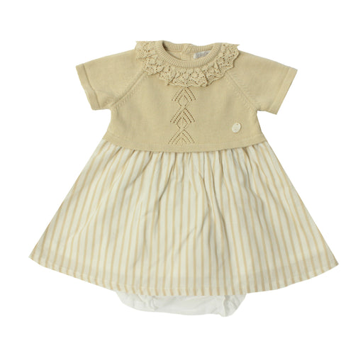 Newborn Dress and Bloomer - 1m to 12m - Beige par Dr.Kid - Dr.Kid | Jourès