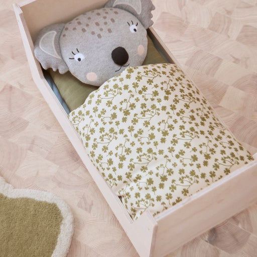 Wooden Retro Doll Bed -  Natural par OYOY Living Design - Retro Toys | Jourès