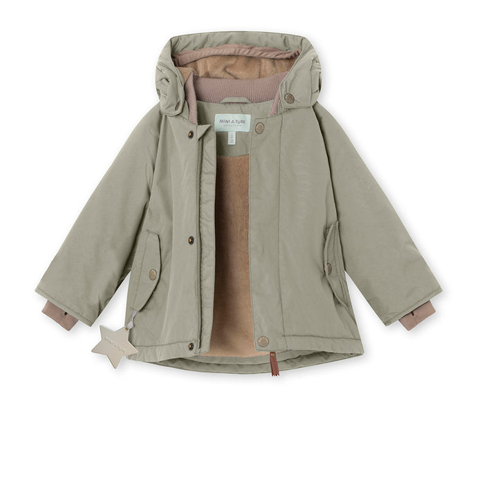 Wally Winter Jacket - 2Y to 3Y - Green par MINI A TURE - Winter onesies & Snowsuits | Jourès