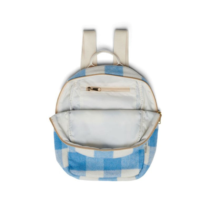 Mini Backpack - Blue Checked par Studio Noos - Studio Noos | Jourès
