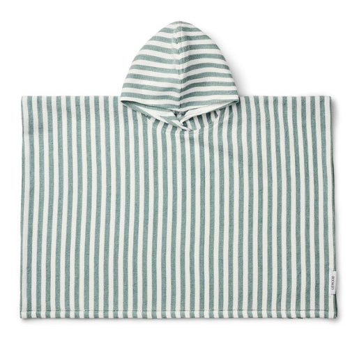 Paco Poncho - 1Y to 6Y - Peppermint / White par Liewood - Liewood - Clothes | Jourès
