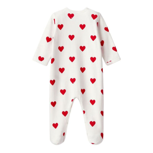 Organic Cotton Dors-Bien Pyjamas - 1m to 6m - Hearts par Petit Bateau - Gifts $50 to $100 | Jourès