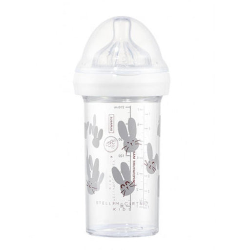 Baby bottle - 0-6 months - Stella McCartney - Grey rabbit - 210 ml par Le Biberon Francais - Stella McCartney Baby Bottles | Jourès