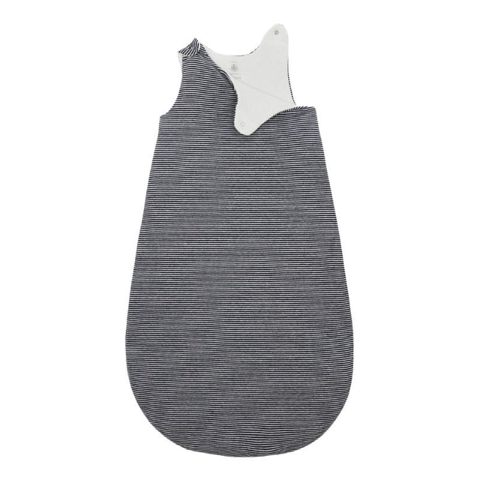 Velour Sleeping Bag for Baby - Newborn to 18m - Stripes par Petit Bateau - Pajamas, Baby Gowns & Sleeping Bags | Jourès