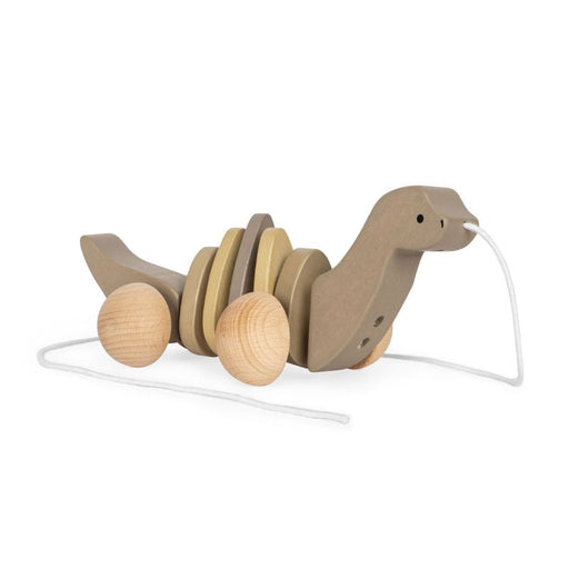 Voiture en bois à ficelle - Dino par Konges Sløjd - Jeux classiques et jouets rétros | Jourès