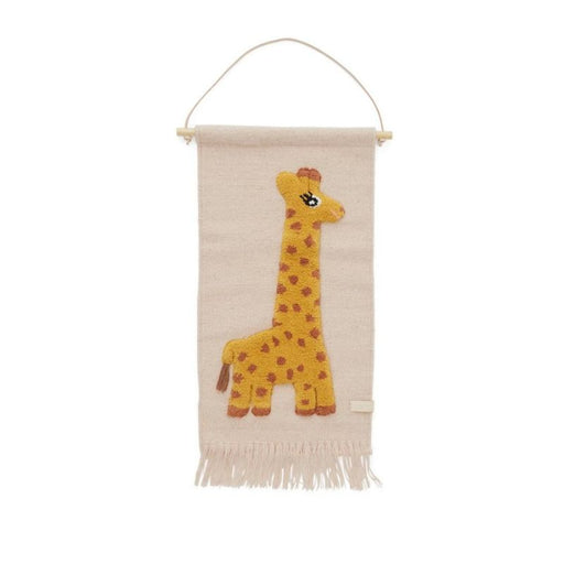 Wallhanger - Giraffe - Rose par OYOY Living Design - The Safari Collection | Jourès