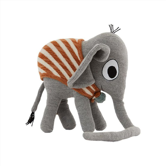 Henry The Elephant - Grey par OYOY Living Design - Nursing Pillows & Animals Cushions | Jourès