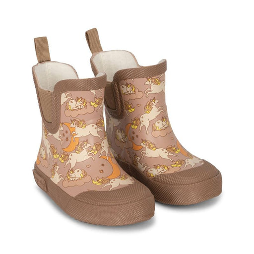 Welly Rain Rubber Boots - Size 21 to 30 - Unicorn Blush par Konges Sløjd - Rain boots | Jourès