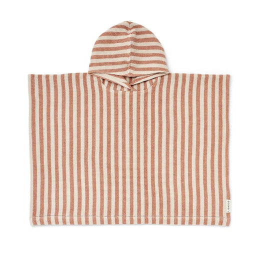 Paco Poncho - 1Y to 6Y - Tuscany Rose / White par Liewood - Towels and Washcloths | Jourès